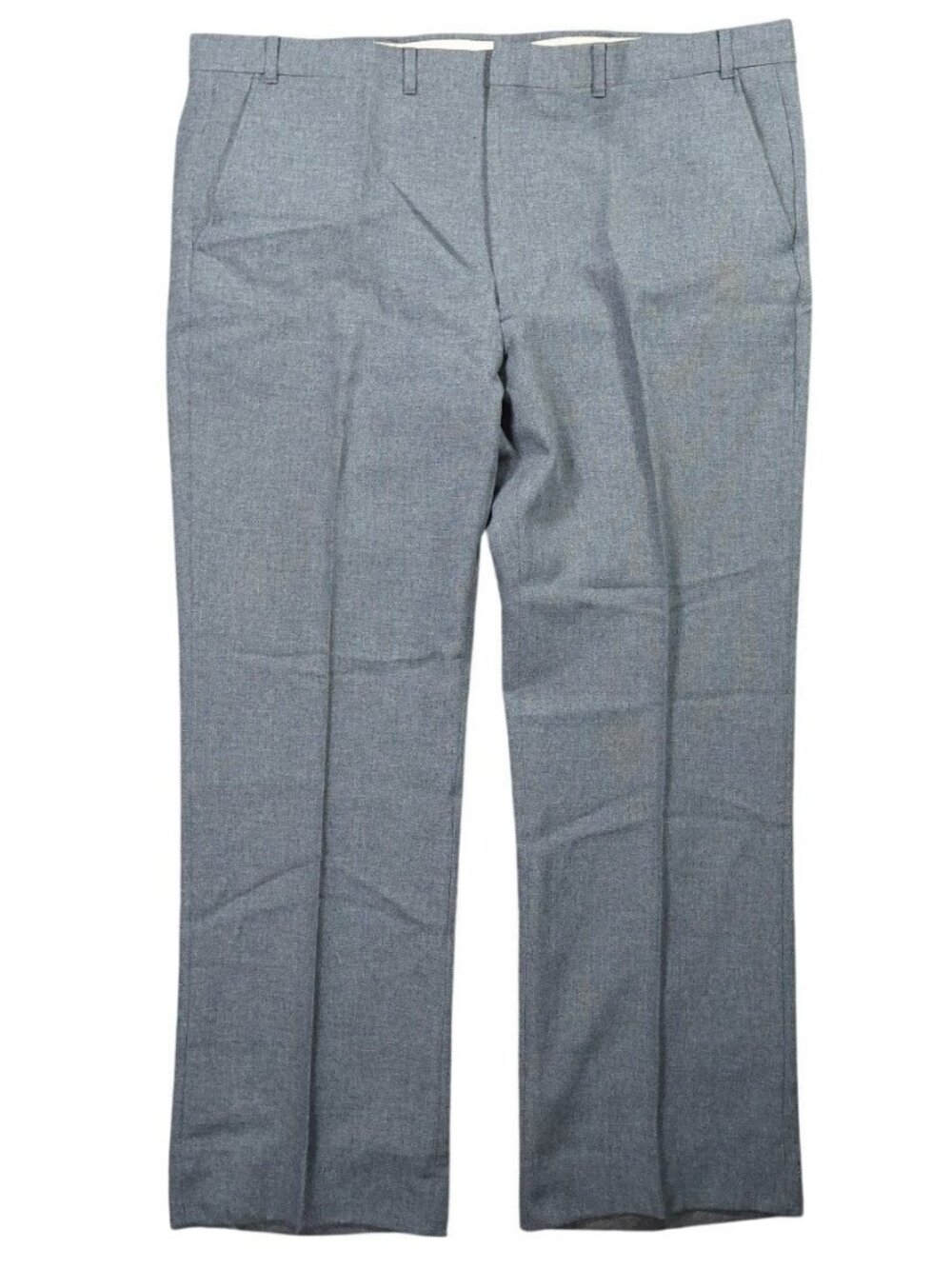 Vintage Unbranded Dress‎ Pants Mens 46 Gray Excellent Textured Trousers 46R W41